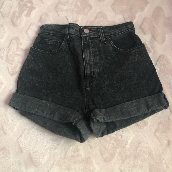 BDG Pants - BDG Urban Outfitters Black Mom High-Rise Shorts